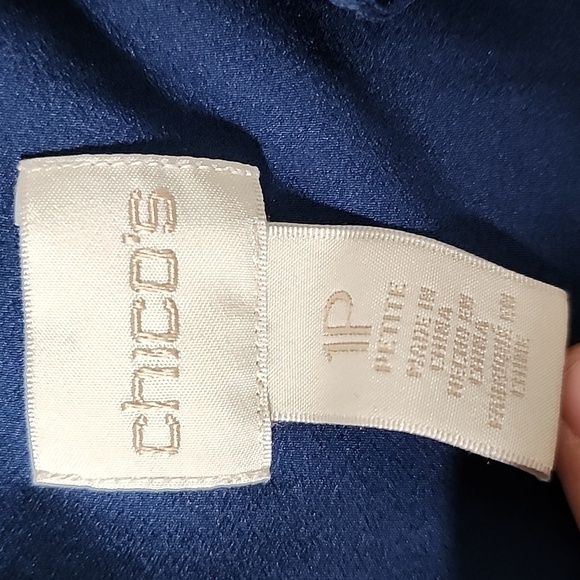CHICOS long sleeve top size 1P - Picture 5 of 8